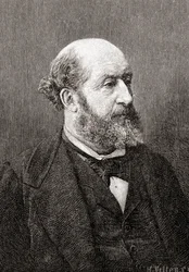 Guillaume Victor Émile Augier, de The Century Illustrated Monthly Magazine, publicado en 1884